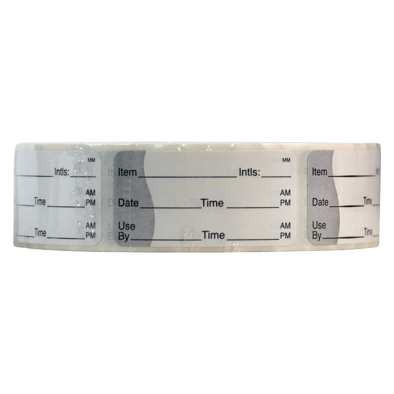 DayMark Safety Systems أنظمة سلامة داي مارك - IT110117 ملصق قابل للإزالة لتاريخ/وقت الاستخدام، 1" × 2" (لفة من 1000)  - Image 1
